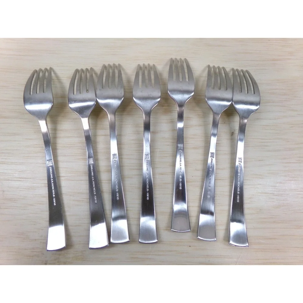 Zwilling J A Henckels Bellasera 18/10 Stainless Salad Forks Satin Lot of 7